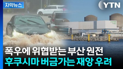 [자막뉴스] 폭우에 흔들린 고리원전...방벽이 '감옥'되어 재앙 부른다 / YTN
