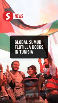 Global sumud flotilla arrives in Tunisia to warm welcome