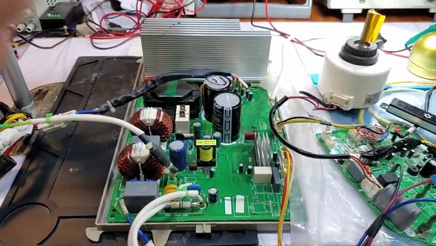 Gree 2 Ton DC inverter AC after 3 hours Compressor Trip AC PCB #440