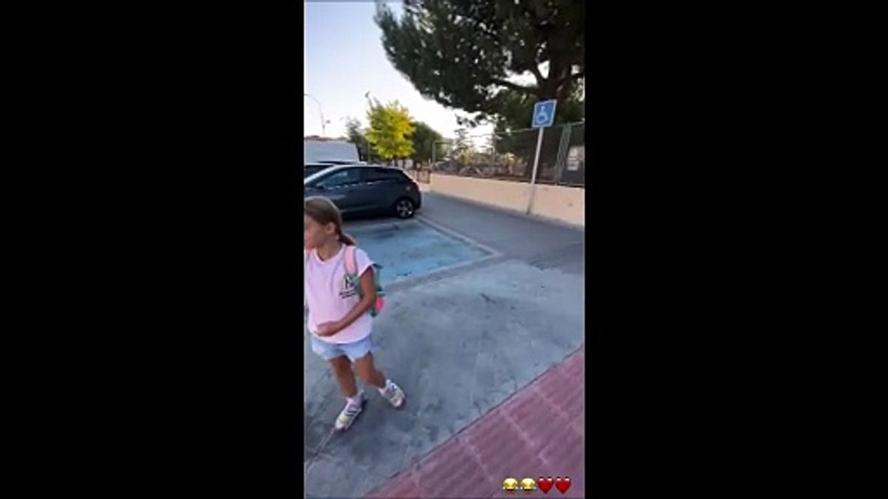 Χανταμπάκης: Πρώτη μέρα στο σχολείο για την κόρη του στη Μαδρίτη – Ήρθαμε νωρίτερα & από τη δασκάλα