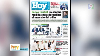 Titulares prensa dominicana lunes 08 de septiembre 2025 | Hoy Mismo