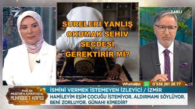 Prof. Dr. Mustafa Karataş ile Muhabbet Kapısı - 8 Eylül 2025