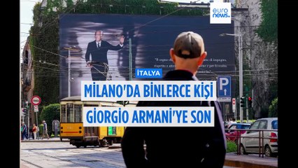 Giorgio Armani’ye veda: Binlerce kişi özel törene katıldı