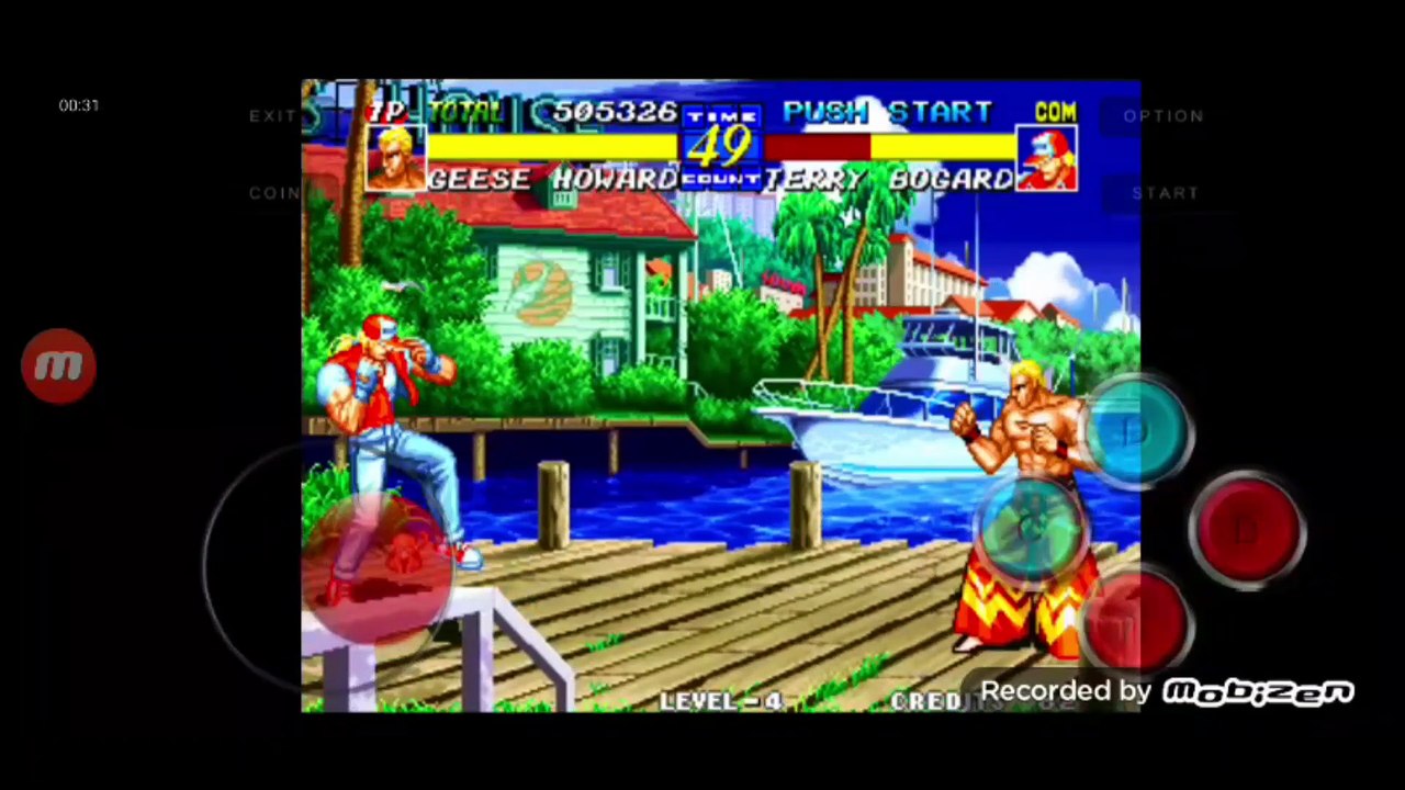 Fatal Fury 3 Geese Howard vs Terry Bogard fala de vitória do Geese Howard em português