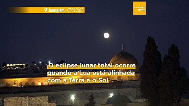 Lua de Sangue no céu noturno: as mais belas imagens do eclipse lunar total