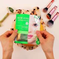 ASMR skincare & makeup for this 'unique' client 🎈💄