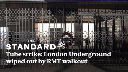 Transport editor Ross Lydall reports from Kings Cross Station all London Underground services are suspended