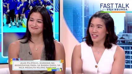 Fast Talk with Boy Abunda: Jia at Fifi, ano'ng mga hamon bilang national team players? (Episode 677)