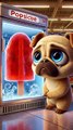 Frenchie s Sweet Master Plan! Buys ONE GIANT Popsicle to Share with EVERYONE! ❤️🐶