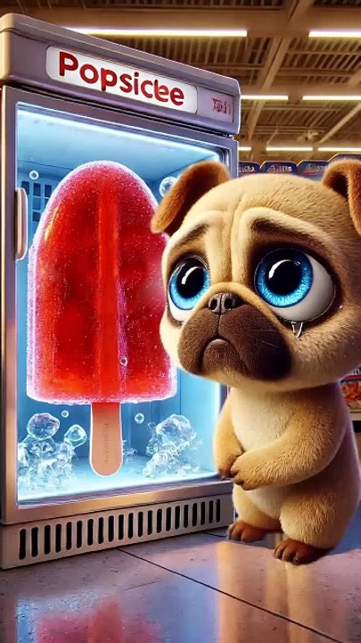 Frenchie s Sweet Master Plan! Buys ONE GIANT Popsicle to Share with EVERYONE! ❤️🐶