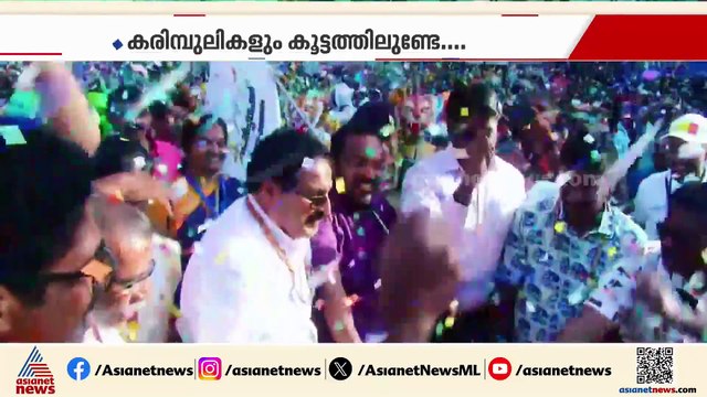 പുലികളിയുടെ ഔദ്യോഗിക ഫ്ലാഗ് ഓഫ് നിർവഹിച്ച് മന്ത്രി കെ.രാജൻ