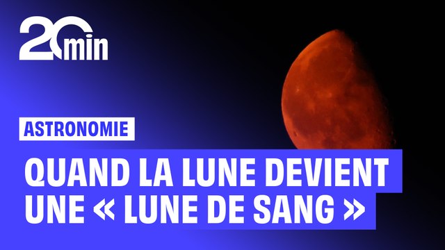 Astronomie : Une « Lune de sang » observée durant une éclipse totale de Lune