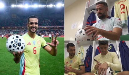 Merino después de marcar su primer hat-trick como profesional: "Es un recuerdo para toda la vida"