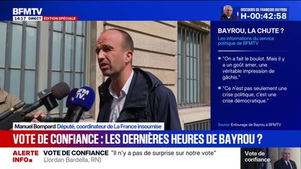 "Il faut qu'il y ait du monde dans la rue mercredi": Manuel Bompard réaffirme son soutien à la mobilisation du 10 septembre