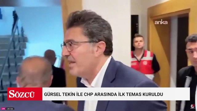 Gürsel Tekin ile CHP arasında ilk temas kuruldu