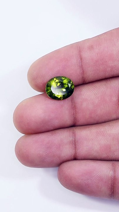 Radiant Peridot Stone