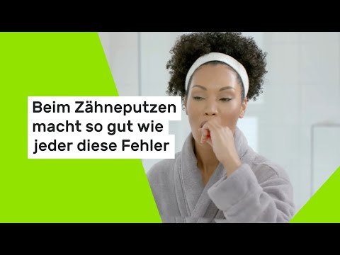 Beim Zähneputzen macht so gut wie jeder diese Fehler