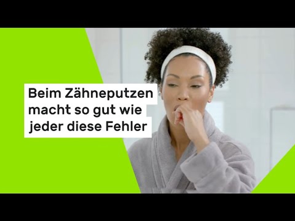 Beim Zähneputzen macht so gut wie jeder diese Fehler