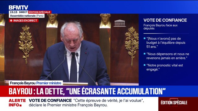 Le remboursement de la dette est une silencieuse, souterraine, invisible et insupportable hémorragie , pour François Bayrou