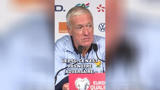 Bleus - Deschamps répond au PSG et propose à un journaliste de le faire jouer !