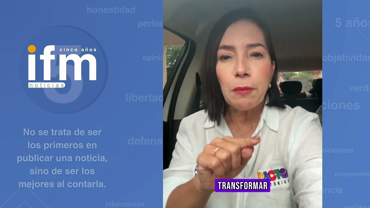 Alexandra Pineda se refiere al atentado de que fue víctima