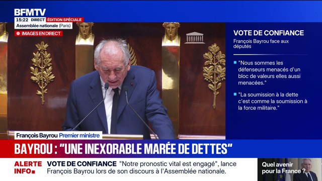 François Bayrou annonce un plan de désendettement pour atteindre en 2029 le seuil des 3 % de déficit annuel