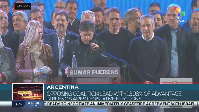 Argentina: Opposition Coalition leads by 13.08% in Buenos Aires legislative elections