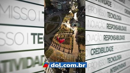 Andreza Pereira protagonizou um feito de Highline em Belo Horizonte.