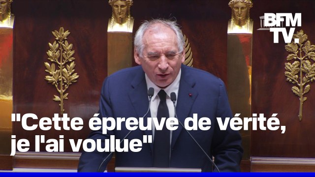 Vote de confiance: le discours de François Bayrou à l'Assemblée nationale en intégralité