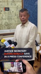 DOJ Secretary Remulla: Royina Garma will be witness in ICC drug war case