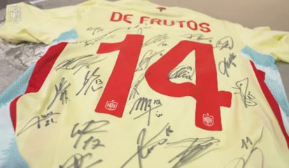 De Frutos tras su debut con la Selección: ""Se la llevaré a mi padre para que la enmarque en el bar"