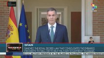 Spain:  PM Pedro Sanchez announces measures against Israel
