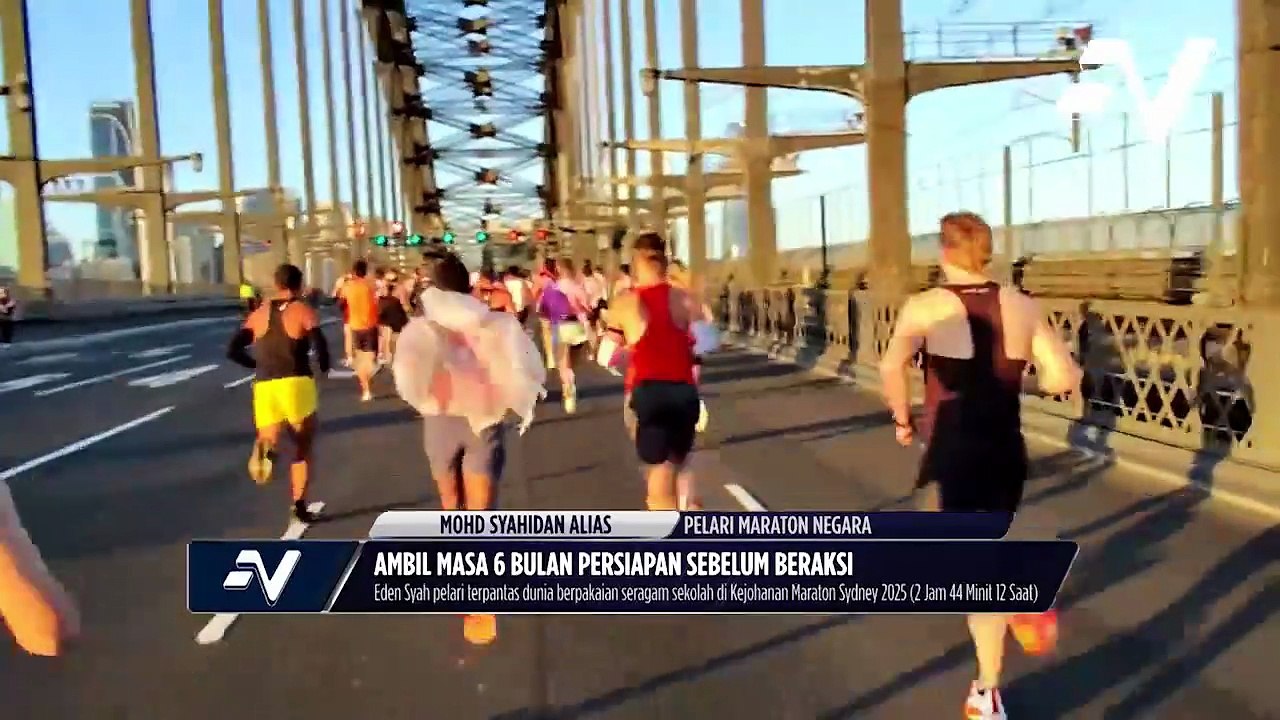 Eden Syah terus lakar sensasi catat rekod dunia dalam dunia larian