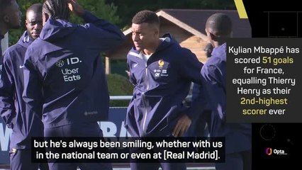 Mbappe 'always smiling' with both France and Real Madrid - Tchouameni