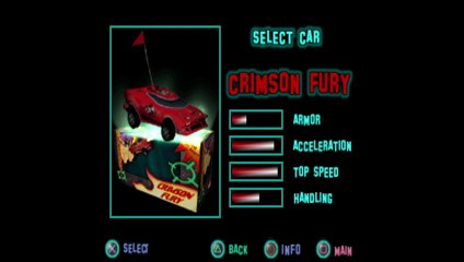Twisted Metal: Small Brawl PSOne - Crimson Fury 1973 Lancia Stratos -Endurance Unlock Mime - RJ ANDA