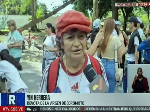 Feligreses se reúnen en Guanare para conmemorar 373 años de la aparición de la Virgen de Coromoto