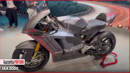 Ducati: svelato il prototipo di una moto elettrica con batterie allo stato solido
