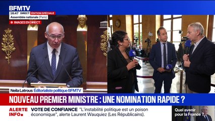 Vote de confiance: "On est prêts à prendre les rênes du gouvernement sur notre orientation", affirme Laurent Baumel (PS)