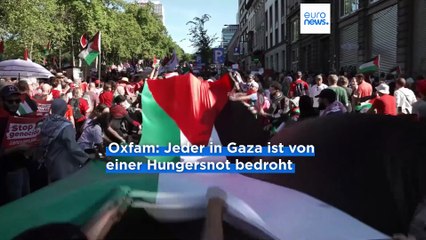 "Rote Linie für Gaza": Etwa 100.000 protestieren in Brüssel, um Druck auf Israel zu erhöhen