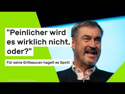 Peinlicher wird es wirklich nicht, oder? Für seine Grillsaucen hagelt es Spott