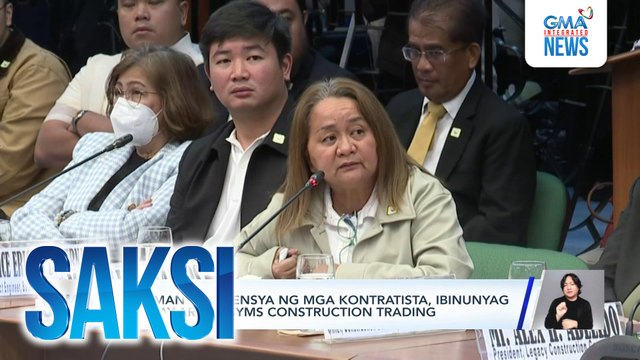 May-ari ng SYMS Construction Trading, umaming nagdala ng P245M para sa mga taga-DPWH | Saksi