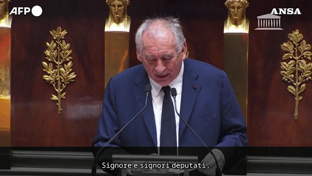 Francia, Bayrou: Potete rovesciare e far cadere il governo, non cancellare la realta'