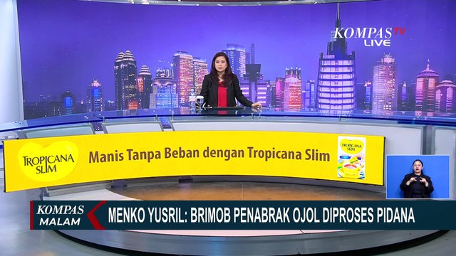 Kasus Tabrak Ojol, 2 dari 7 Anggota Brimob Akan Jalani Proses Hukum Pidana | KOMPAS MALAM