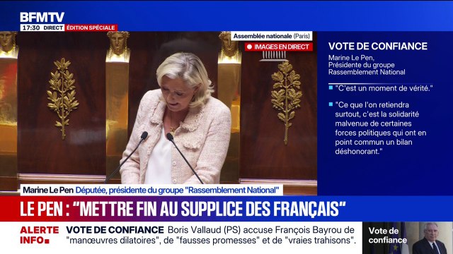 Marine Le Pen: Dirigeants de droite comme de gauche, vous êtes coupables