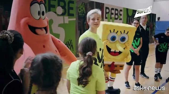 Bebe Vio con SpongeBob per raccontare i valori di sport e inclusione