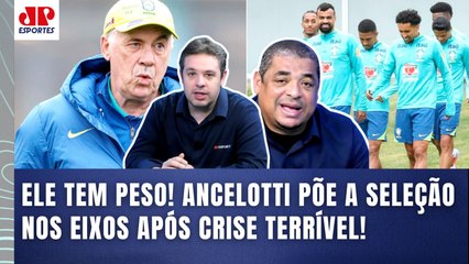 "AGORA NÃO TEM MAIS ESSA! Só a PRESENÇA do ANCELOTTI na Seleção Brasileira já..." OLHA esse DEBATE!