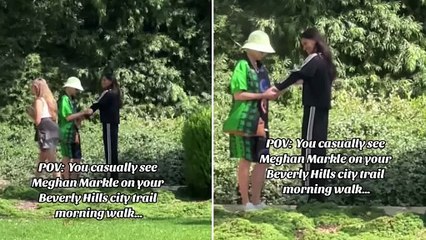 Meghan Markle al parco in tuta: pronta a collaborare con Beyoncé?
