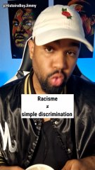 Racisme ≠ simple discrimination
