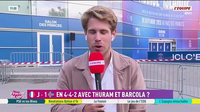 L'équipe de France en 4-4-2 avec Bradley Barcola et Marcus Thuram d'entrée contre l'Islande ? - Foot - Qualif. Coupe du monde - Bleus