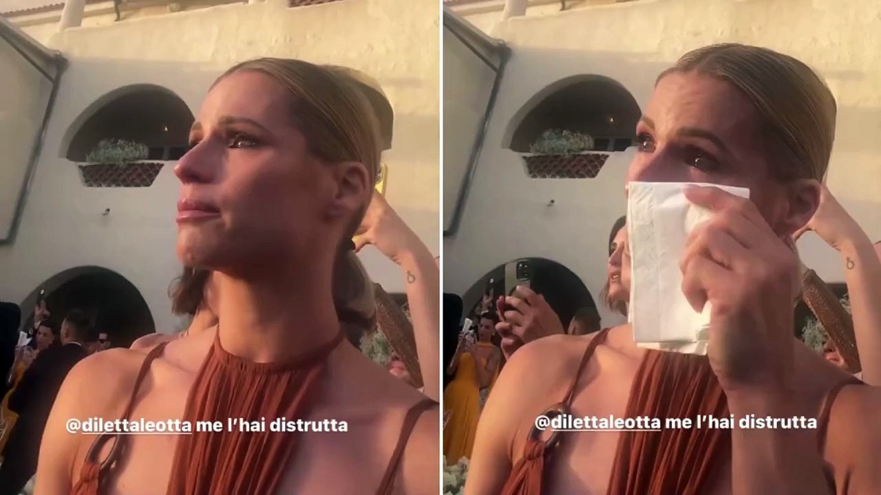 Michelle Hunziker in lacrime per le nozze di Diletta Leotta: «Me l'hai distrutta»